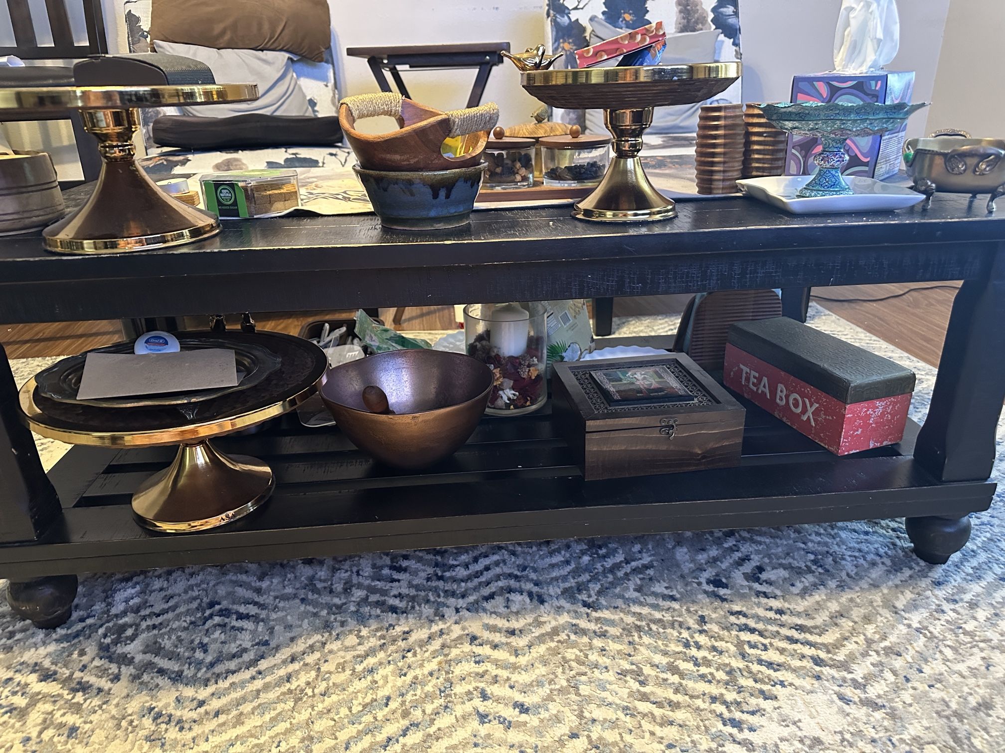 Coffee Table And 2 Side Tables