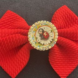 Ladybug Hair Bow