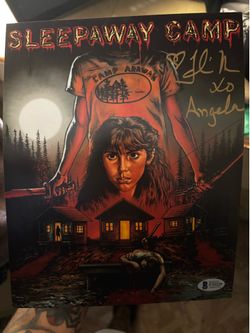 Sleepaway Camp Signed Movie Poster Photo