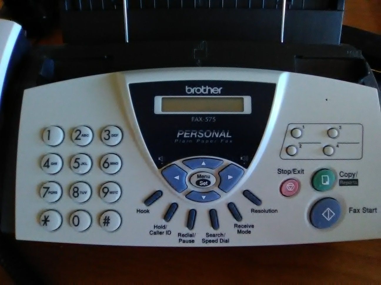 Telephones and fax machine are in good condition