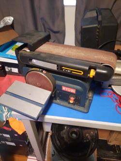 Ryobi BD4600 Dual Action Belt Sander VTG 4"X 36" & 6" Round 4.6 Amp 3600 RPM