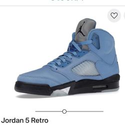 Jordan 5 UNC Men’s Size 13 Brand New Never Tried On 