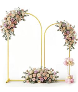 Metal Arch Backdrop Stand Set of 2, 7.2FT+ 6FT X(453)