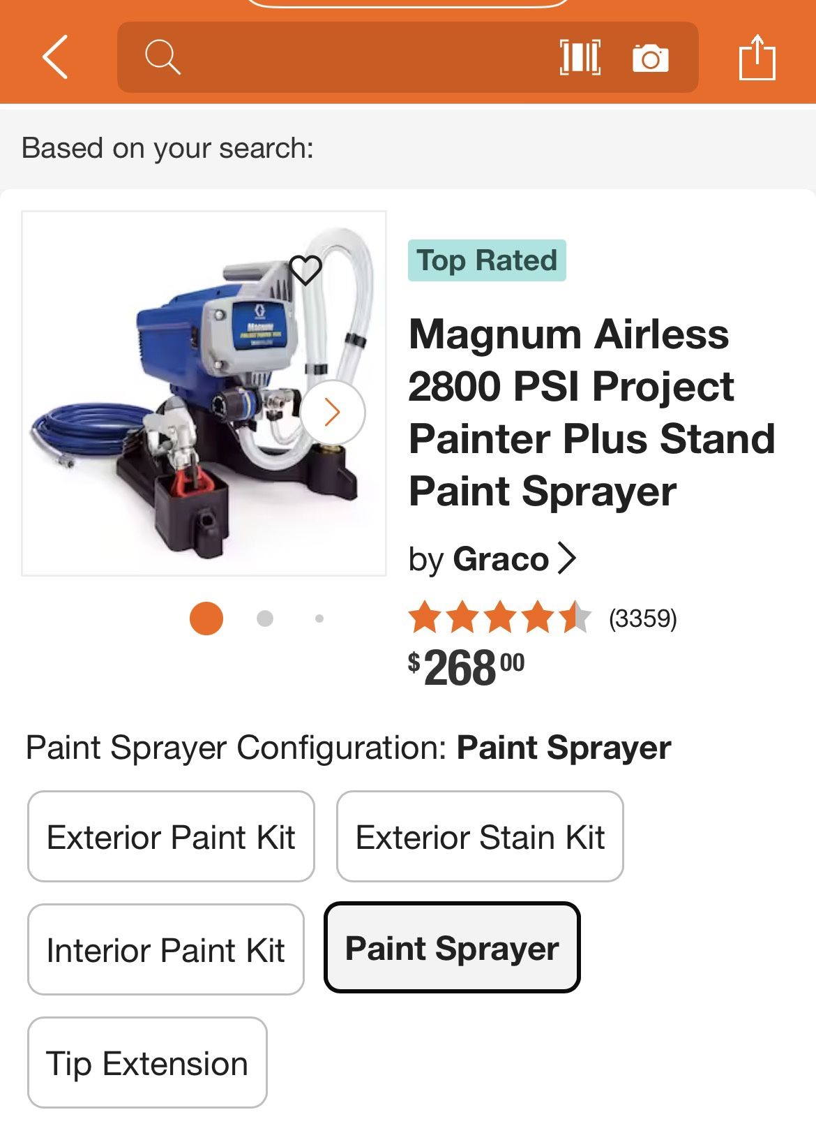 Brand New Graco Magnum 257025 Project Painter Plus Paint Sprayer