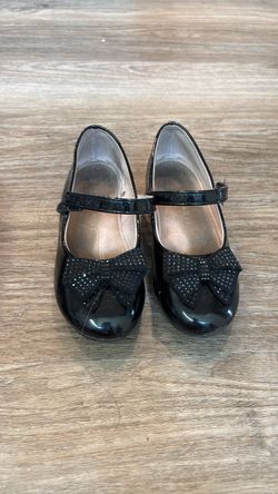 Girls Black Patent Mary Jane Dress Shoes