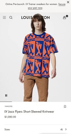 Louis Vuitton T-shirt LV Jazz Flyers Size L