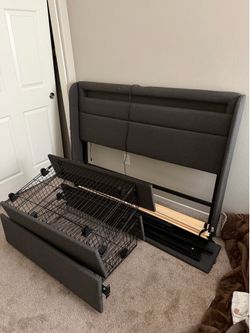 Light up bed frame