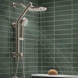 Kohler HydroRail 3-Spray Shower Column Kit with Hand Shower and Fixed Showerhead $70