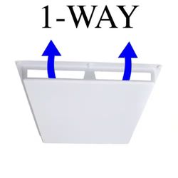 Commercial Air Deflector Cover For 24 in. x 24 in. Diffuser