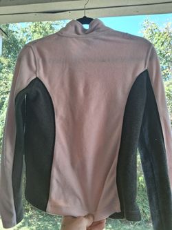 Pink and Gray Two-Tone Fleece Jacket