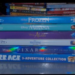 Disney Movies Both Blu Ray And 4k UHD