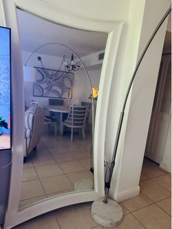 Unique Large Wavy Full-Length Mirror | Excellent Condition