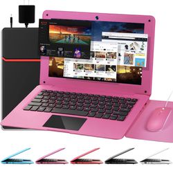Laptop Computer(10.1 inch), Quad Core Powered by Android 12.0, Netbook Computer with WiFi, Webcam and Bluetooth, Mini Laptop with Bag, Mouse, 