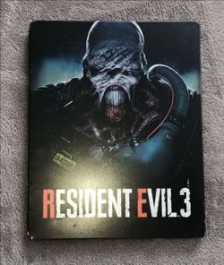 RE3 Remake Best Buy Exclusive Steelbook + MINT Game - No Manual - RARE