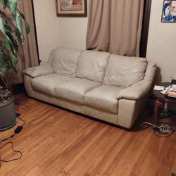 Leather Couch Fair Condition, Very Comfortable $60