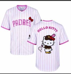 Brand new Hello Kitty Padres Jersey Adult size Large