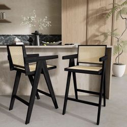 Modern Bar Stools - Set Of 2