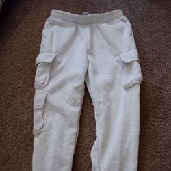 Grey & white sweatpants