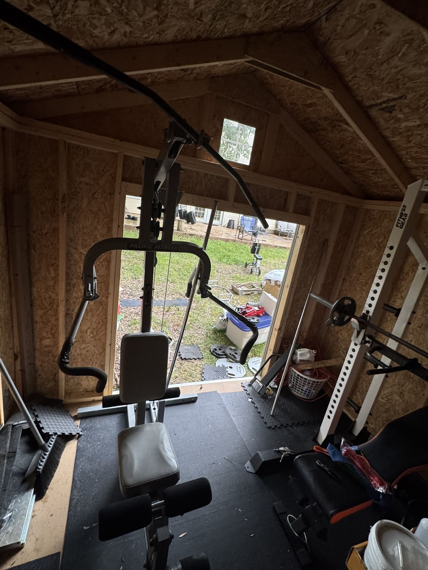 Lat Pull Down , Chest Press , Leg Extension Machine 