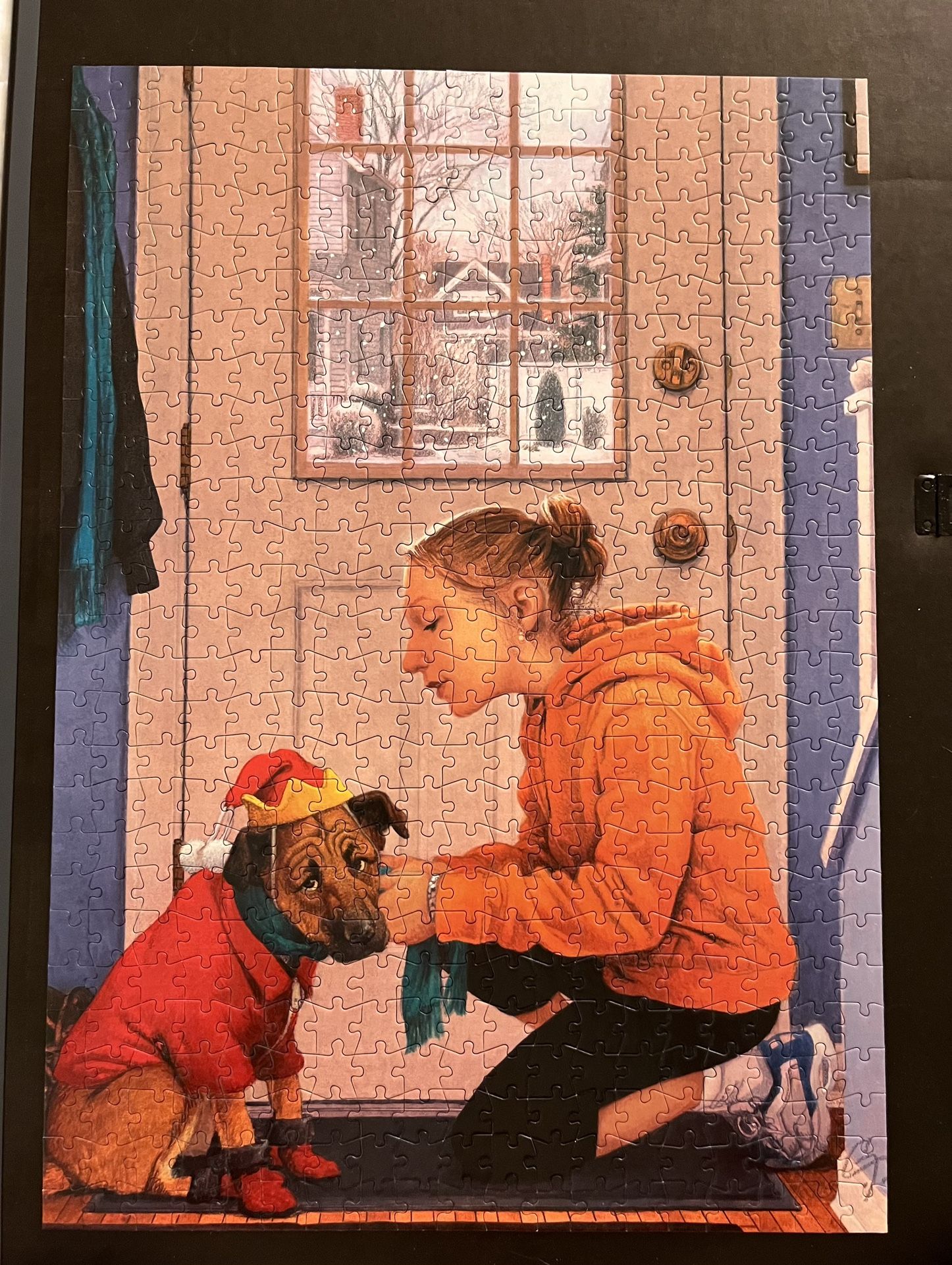 500 Piece Jigsaw Puzzle - Complete - “Morning Walk” By C.F.Payne