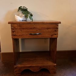 farmhouse night stand or side table