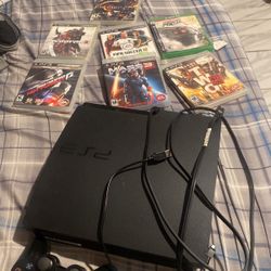 PS3 Comes With 11 Games Power Cable,2 Controlers 