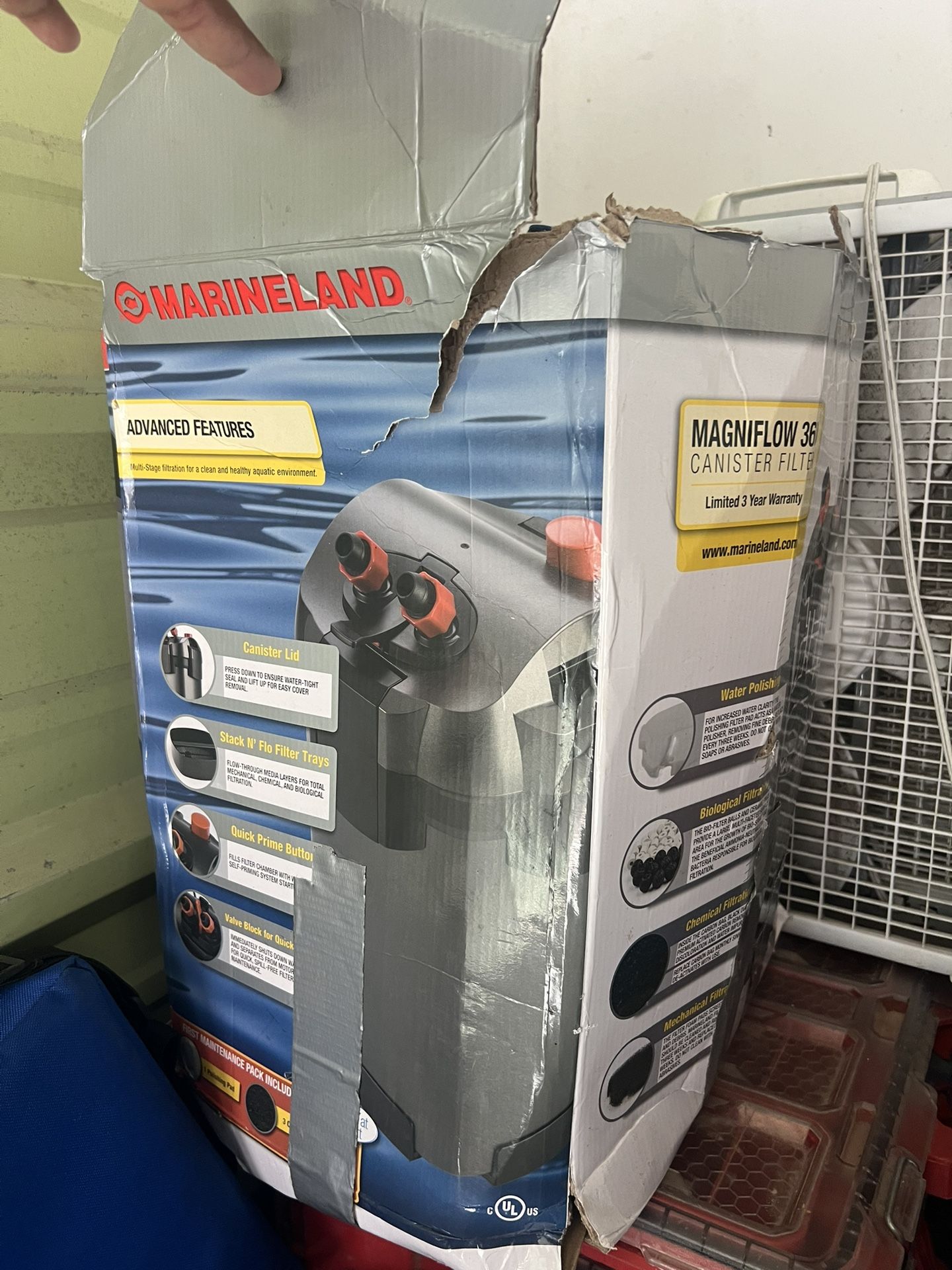 Marineland Magniflow Canister Filter For aquariums