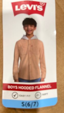 Boys Hooded Flannel