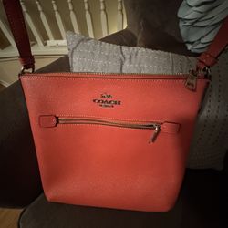 Coach Leather Cross Body Purse
