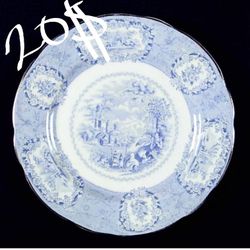 Oriental Blue Ridgways Pie Plate