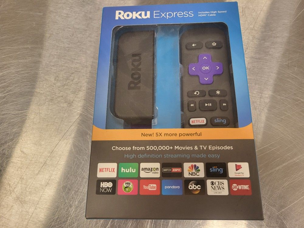 Roku Express 3900R (3900X) Media Streamer w/ Simple Remote