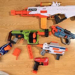 Assorted Nerf Guns