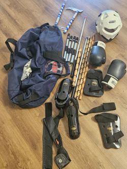 Taekwondo gloves helmet weapons with bag