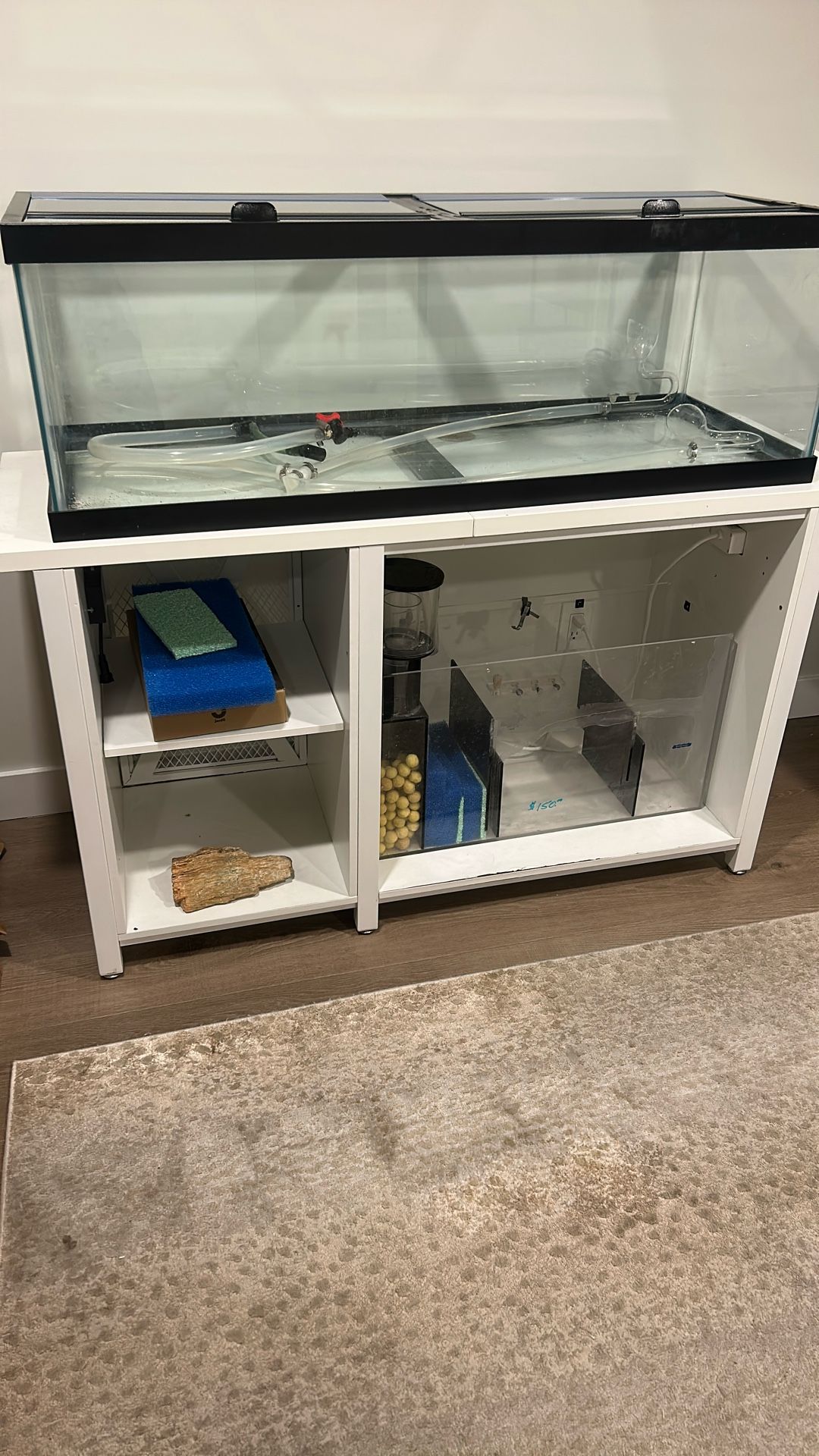 White Fish Tank STAND ONLY