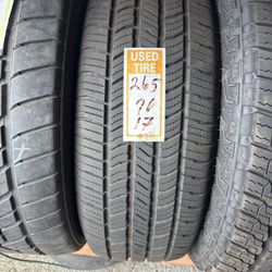 265/70/17 One Tire Like New