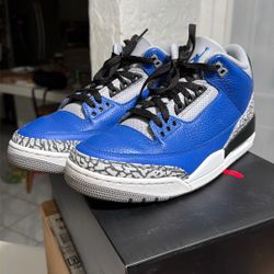 Royal Blue Air Jordan 3