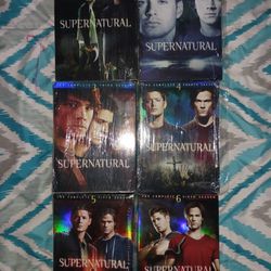 📀 Supernatural DVD Box Sets Seasons 1-6 - Like NEW! 📀