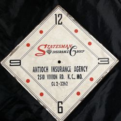 60s Advertising Clockface 