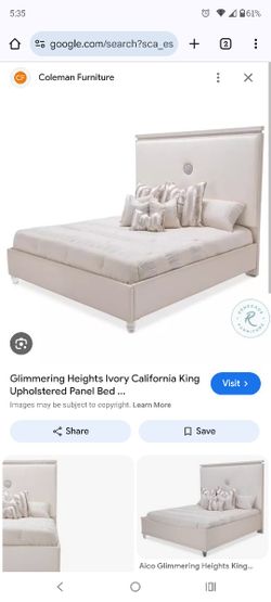 Queen Size Bed Set .. Dresser With Mirror And 2 Night Stands