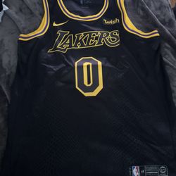 Kyle Kuzma Los Angeles Lakers Mamba Jersey Size Large