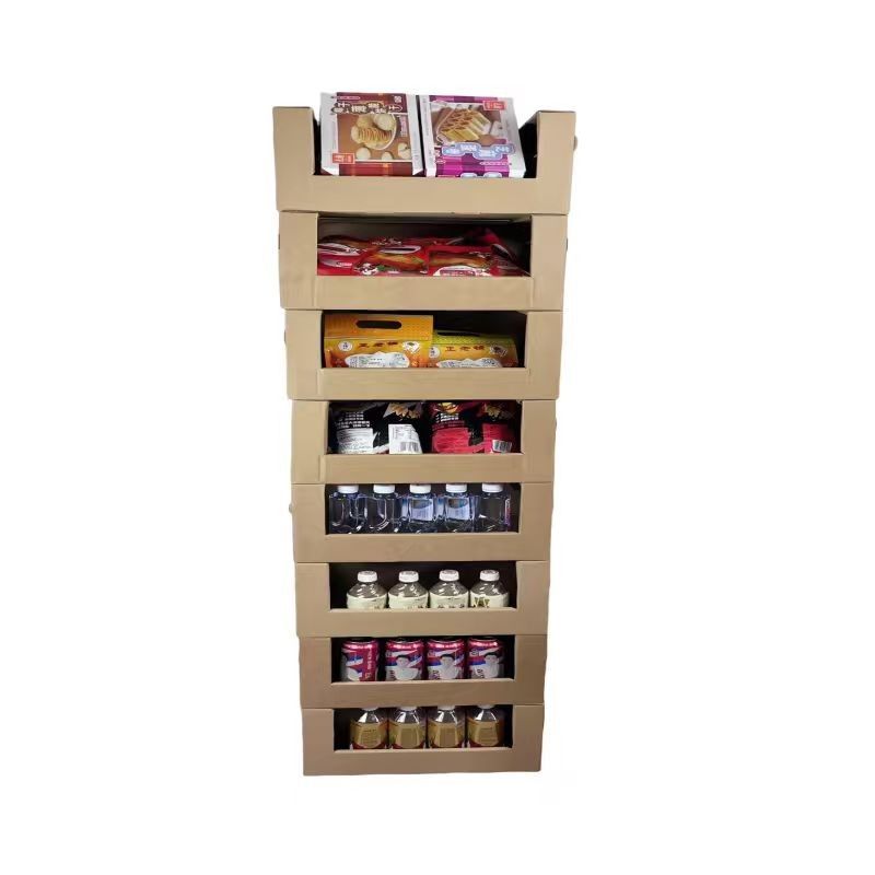 Cardnoard PDQ,Corrugated Cardboard Bins 15.5*11*7.5inch, 8pcs, Brown