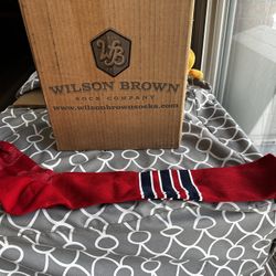 Set Of Custom Baseball Socks Red, White, & Blue
