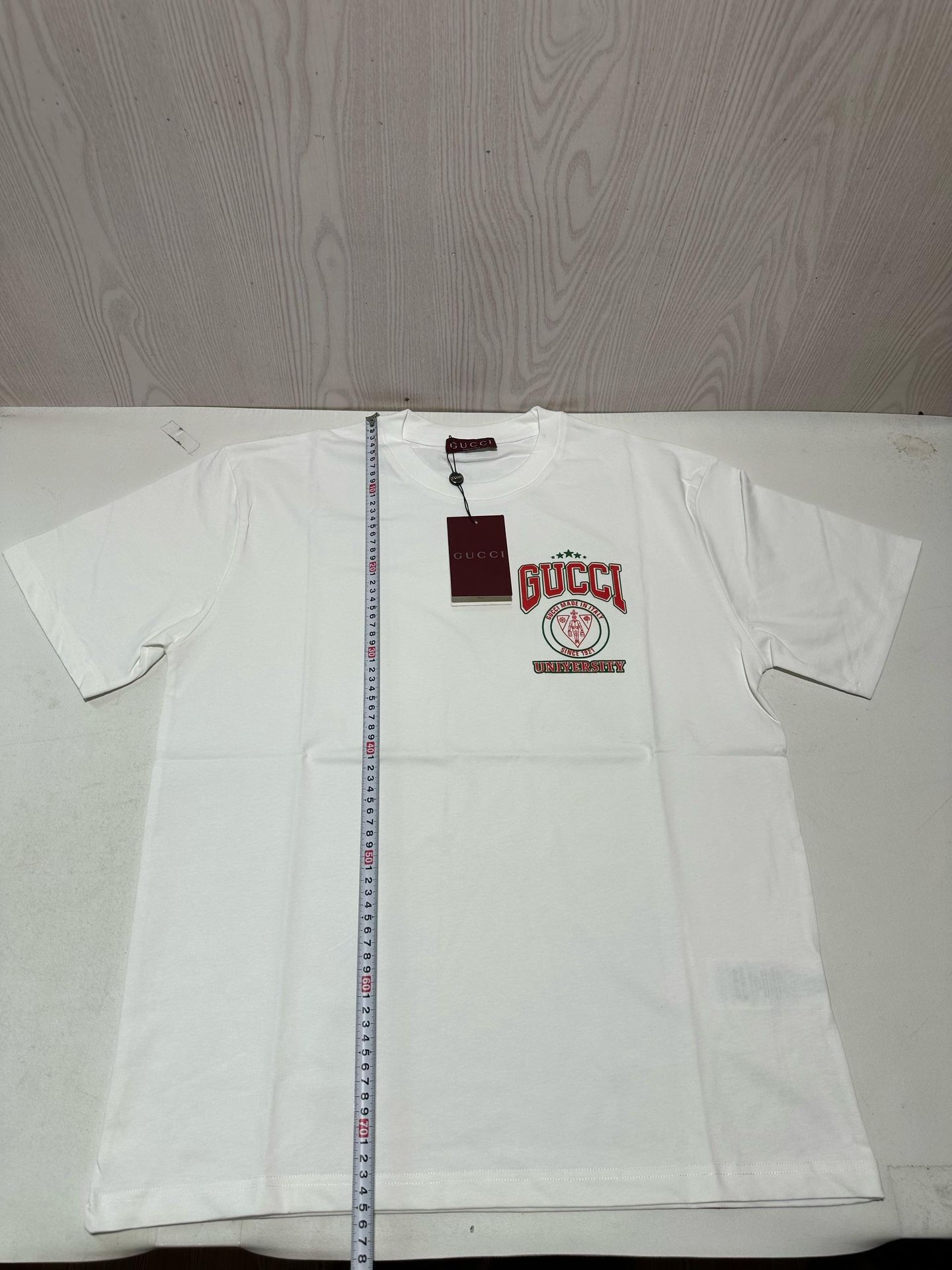Gucci Logo T-Shirt - White - Size L - Classic Designer