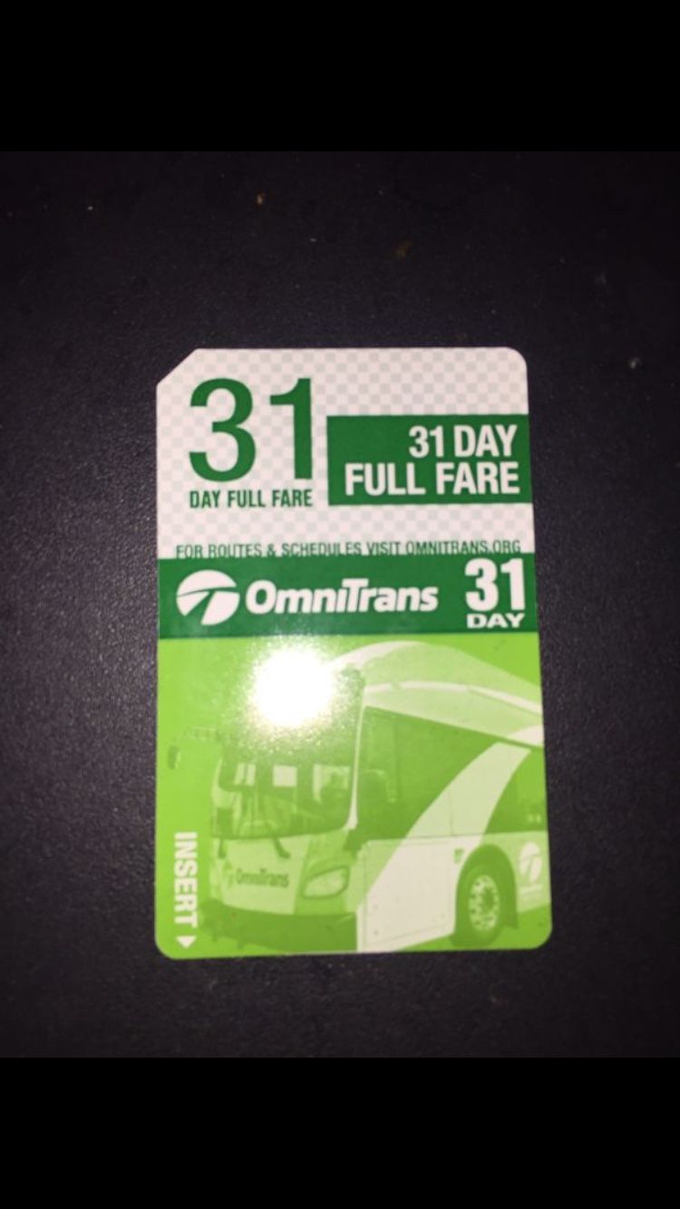 OMNI 31 Day FULL FARE PASS