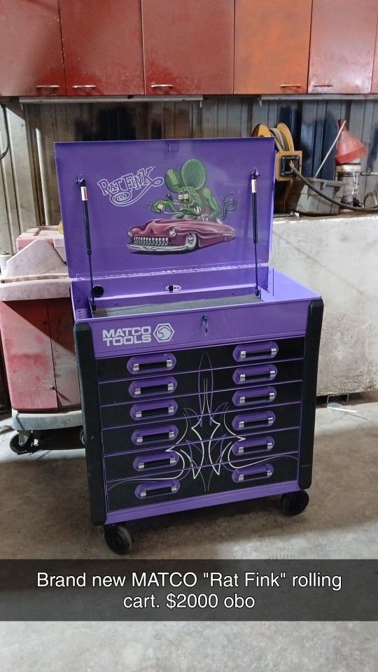 MATCO "Rat Fink" Tool Cart
