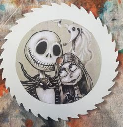 Nightmare Before Christmas Decorative Saw Blade