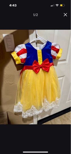 Beautiful Snow White Gown/Costume 12-18 Months