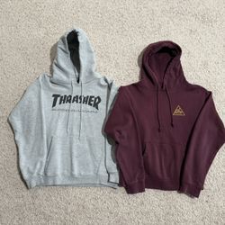 Thrasher/Obey Hoodies