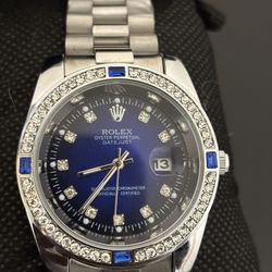 Blue Dial Watch Size 40mm