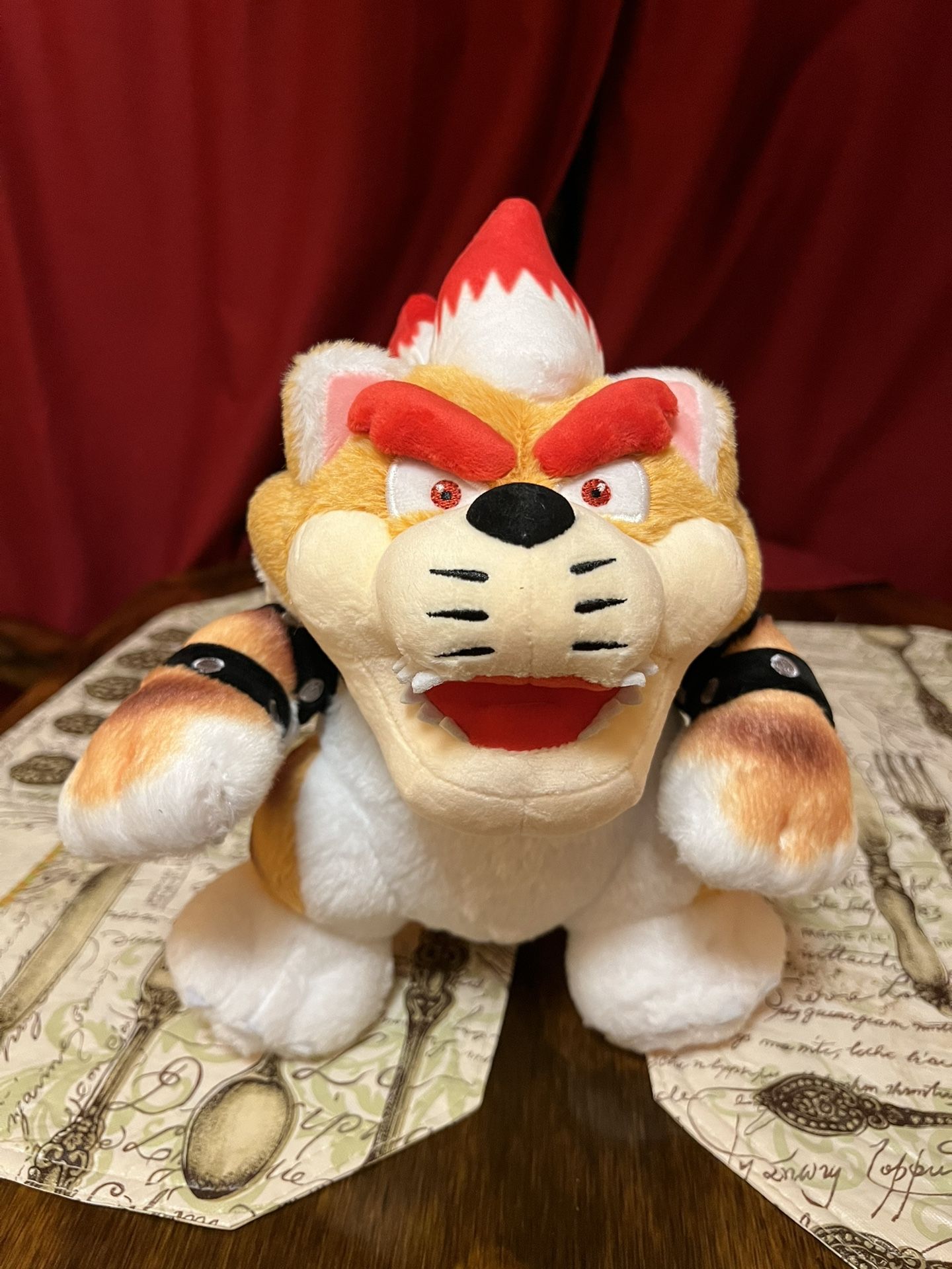 Meowser Bowser plush